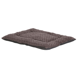 Beliani Comoda Cuccia in Poliestere di colore Marrone 60 x 60 cm Morbida