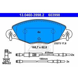 ATE 13.0460-3998.2 Juego De Pastillas De Freno Citroën: C5 I Hatchback, C5 II