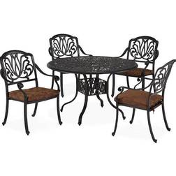 Homestyles Capri Charcoal Patio Dining Set