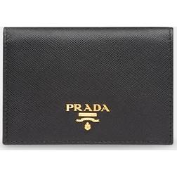 Prada Small Saffiano Leather Bifold Wallet - Black