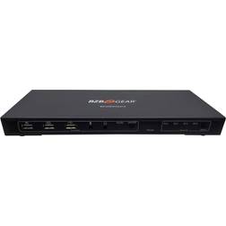 BZBGEAR BZB GEAR BZBGEAR BG-UHD-KVM41A 4x1 KVM Switcher with USB2.0 Ports for Peripherals