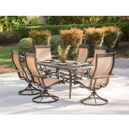 Hanover MANDN7PCSW-6 Patio Dining Set