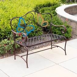 Alpine Corporation Butterfly Garden Bench