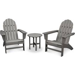 Polywood Vineyard 3-piece Outdoor Lounge Set