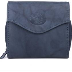 Buxton Heiress Zip Wallet - Navy