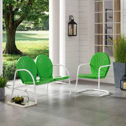 Crosley Furniture Griffith 2 Conversation Seating Outdoor Lounge Set