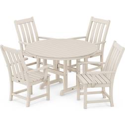 Polywood Vineyard Arm Patio Dining Set