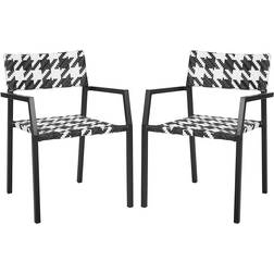 Safavieh Patio Chairs WHITE/BLACK