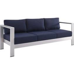 modway Collection EEI-4228-SLV-NAV Sunbrella Outdoor Sofa