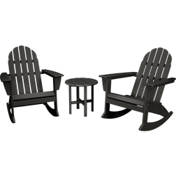 Polywood Vineyard Adirondack Rocking Outdoor Lounge Set