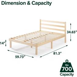 Zinus Robin 60 Queen Bed Frame