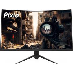 PIXIO PXC327 32' WQHD 2560 x 1440 DCI-P3 95% 165Hz FAST-VA 1ms GTG Adaptive Sync HDR 1500R Curved Gaming Monitor