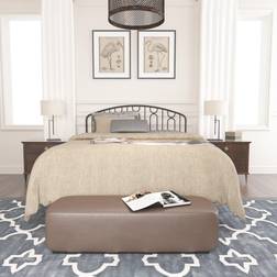 Hillsdale Furniture Riverbrooke Metal Arch Scallop with Headboard