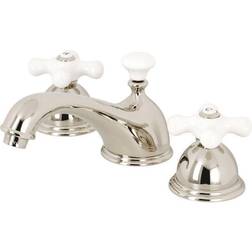 Kingston Brass Kingston Brass KS3966PX Restoration Widespread Brushed Nickel