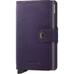 Secrid Mini Leather Wallet - Purple