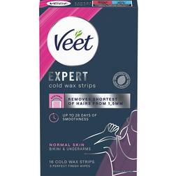 Veet Expert Vaxremsor Normal hud bikini & armhåla 16 st