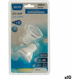 Grundig LED-lampa 7 W Vit GU10 500 lm 6400K (10 antal)