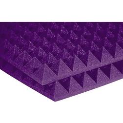 Auralex Studiofoam Pyramid Purple 61x61x5cm panneau d&apos absorption violet (lot de 12)