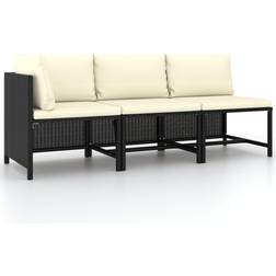 vidaXL 3 Piece Patio Sofa Lounge-Set