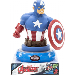 Avengers Euroswan Night 3D 25cm Captain Am.. Natlampe