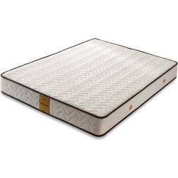 LOTO LIVING Joustinpatja 90 x 200 cm Valkoinen Ruskea