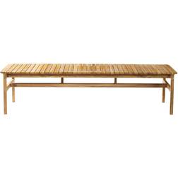 FDB Møbler M10 50 x 185.5 cm Teck - Bois Naturel Banc de Jardin