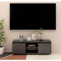 vidaXL Tv-skab 110x30x40 massivt fyrretræ TV-bord 110x40cm