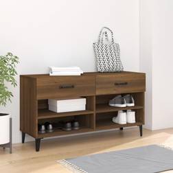 vidaXL Cabinet Brown Shoe Rack