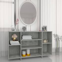 vidaXL Concrete Grey 120 x 30 x 75 cm Sideboard