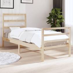 vidaXL 90x190 Single massivt fyrretræ Sengeramme