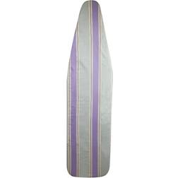 HOMZ Premium Replacement Cover and Pad for Standard Width Ironing Board - Purple Diagonal Stripe
