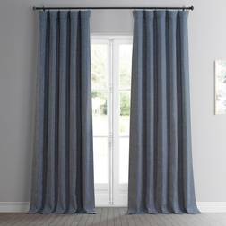 Exclusive Fabrics & Furnishings Reverie Blue Linen Darkening 127x