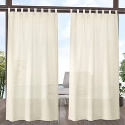 Exclusive Home Curtains Miami Semi-Sheer Tab Top