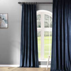 Half Price Drapes VPCH-194023-108-FP signatur veckad mörkläggning sammet gardin