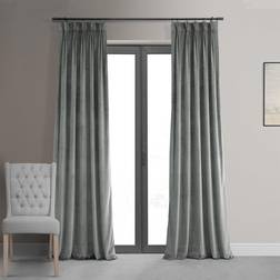Exclusive Fabrics & Furnishings Half Price Drapes Velvet Blackout Curtains 25W x 108L