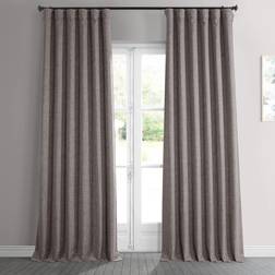 Half Price Drapes Faux Linen Textured Curtains 50W x 96L