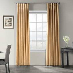 Half Price Drapes PDCH-KBS1-108 vintage texturerad fuskDupioni sidengardin