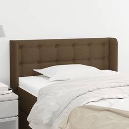 vidaXL kanter 83x16x78/128 stof Sengegavl