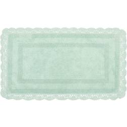 Laura Ashley Crochet White, Grey, Blue, Pink 53.3x86.4cm