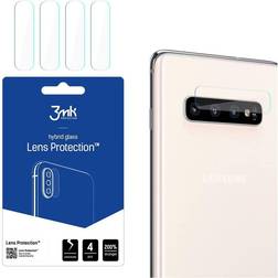 3mk Hybrid Glass Camera Lens Protector for Galaxy S10+ 4 Pcs