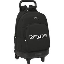 Kappa School Rucksack with Wheels Black