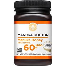 Manuka Doctor 60+ MGO Multifloral Honey 500g 1Pack