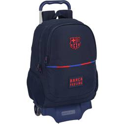 School Rucksack with Wheels F.C. Barcelona