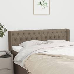 vidaXL kanter 147x16x78/88 stof Sengegavl