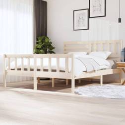 vidaXL Super King massivt træ Sengeramme