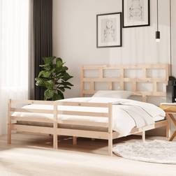 vidaXL Brown Bed Frame 180 x 200 cm