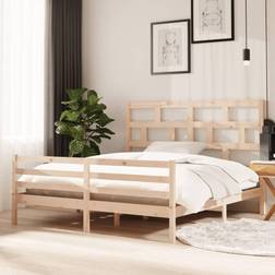 vidaXL Estructura De Cama Madera Maciza 180x200 cm Super King