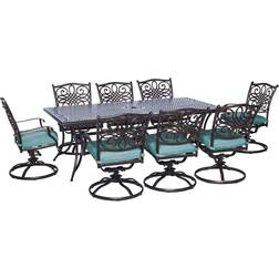 Hanover Traditions 9-Piece Patio Dining Set