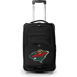 Mojo Black Minnesota Wild 21"" Soft Side Spinner Nylon Carry-On