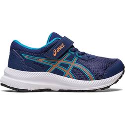 Asics Contend 8 Print PS - Indigo Blue/Sun Peach